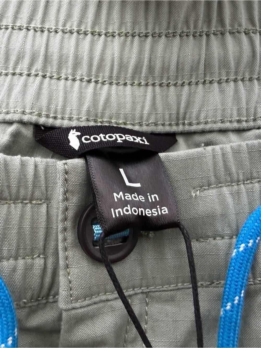 cotopaxi women’s Salto Ripstop Shorts with Blue Drawcord - Picture 3 of 4